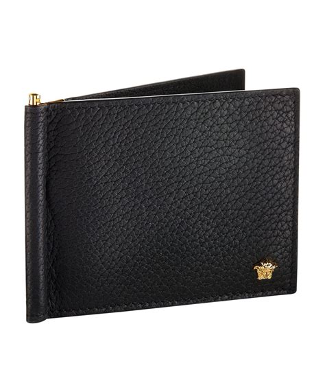 versace collection portemonnaie herren|Versace leather wallet men.